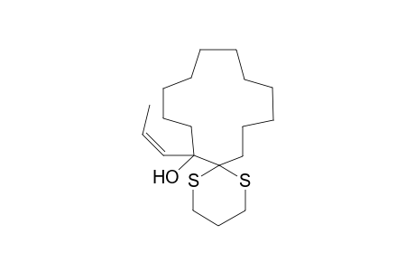 cis-7-Propenyl-1,5-dithiaspiro(5,12)octadecan-7-ols