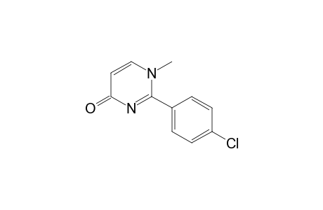 4(1H)-Pyrimidinone, 2-(4-chlorophenyl)-1-methyl-