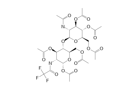 2-ACETAMIDO-3,4,6-TRI-O-ACETYL-2-DEOXY-BETA-D-GLUCOPYRANOSYL-(1->4)-1,3,6-TRI-O-ACETYL-2-DEOXY-2-TRIFLUOROACETAMIDO-ALPHA-D-GLUCOPYRANOSE