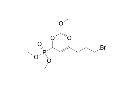 DIMETHYL-[6-BROMO-1-(METHOXYCARBONYLOXY)-2-HEXENYL]-PHOSPHONATE