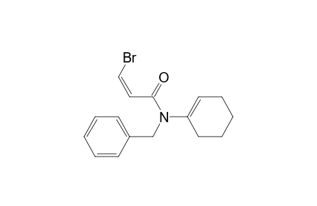 2-Propenamide, 3-bromo-N-1-cyclohexen-1-yl-N-(phenylmethyl)-, (Z)-