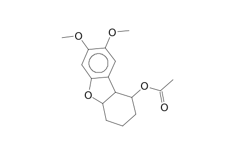 7,8-Dimethoxy-1,2,3,4,4a,9b-hexahydrodibenzo[b,d]furan-1-yl acetate