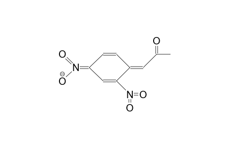 1-Acetonylidene-2,4-dinitro-cyclohexadienate anion