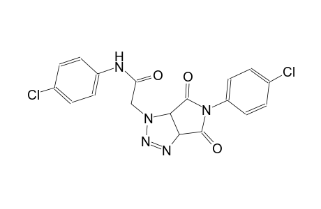 N-(4-chlorophenyl)-2-(5-(4-chlorophenyl)-4,6-dioxo-4,5,6,6a-tetrahydropyrrolo[3,4-d][1,2,3]triazol-1(3aH)-yl)acetamide