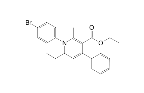 Ethyl 1-(4-bromophenyl)-6-ethyl-2-methyl-4-phenyl-1,6-dihydropyridine-3-carboxylate