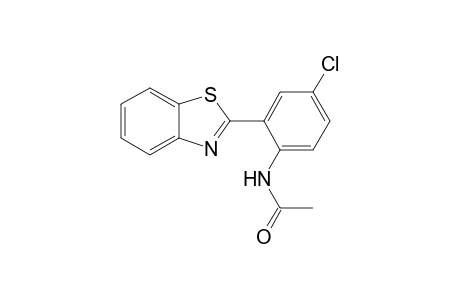N-[2-(1,3-benzothiazol-2-yl)-4-chloranyl-phenyl]ethanamide