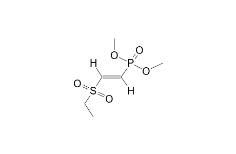 (E)-1-ETHYLSULPHONYL-2-DIMETHYLPHOSPHONOETHENE