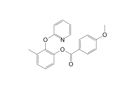 3-Methyl-2-(pyridin-2-yloxy)phenyl 4-methoxybenzoate