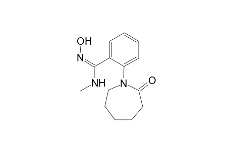 (Z)-1-{2'-Methylamino(hydroxyimino)methyl]phenyl} perhydro-2-azepinone
