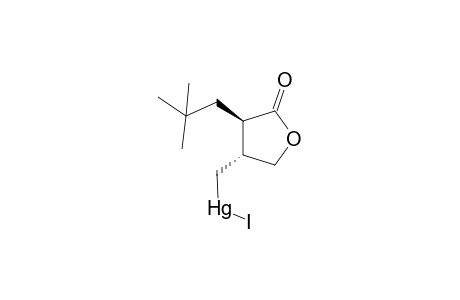 trans-3-(2,2-Dimethylpropyl)-4-(iodomercuriomethyl)dihydro-2(3H)-furanone