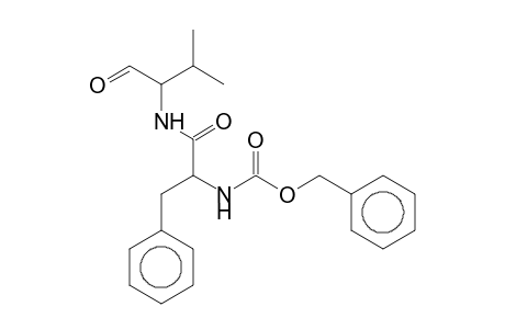 1-Butanal, (2s)-2-[N-(benzyloxycarbonyl-(s)-phenylalanyl)amino]-3-methyl-