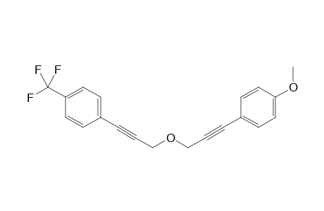1-Methoxy-4-(3-((3-(4-(trifluoromethyl)phenyl)prop-2-yn-1-yl)oxy)prop-1-yn-1-yl) benzene