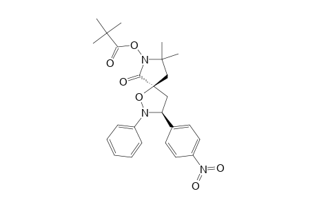 2-PHENYL-3-(4-NITROPHENYL)-6-OXO-7-(1,1-DIMETHOXYCARBONYL)-8,8-DIMETHYL-1-OXA-2,7-DIAZASPIRO-[4.4]-NONANE