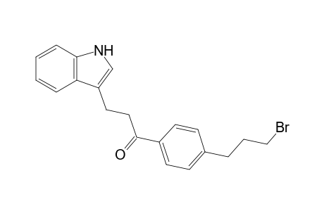 3-(3-(4-(3-Bromopropyl)phenyl)-3-oxopropyl)indole