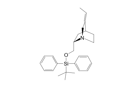 (1S,2S,4S)-2-(tert-Butyldiphenylsilyloxymethyl)-(E/Z)-5-ethylidene-1-azabicyclo[2.2.2]octane