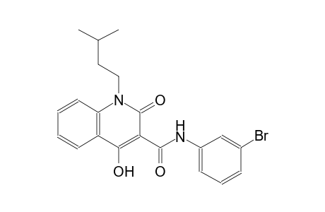 N-(3-bromophenyl)-4-hydroxy-1-isopentyl-2-oxo-1,2-dihydro-3-quinolinecarboxamide
