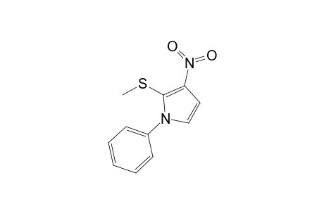 2-(methylthio)-3-nitro-1-phenyl-pyrrole