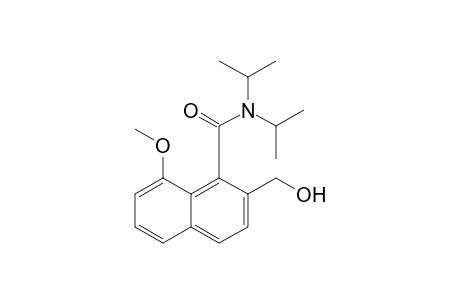 2-(hydroxymethyl)-8-methoxy-N,N-di(propan-2-yl)-1-naphthalenecarboxamide