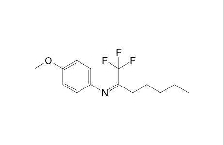 4-Methoxy-N-(1,1,1-trifluoroheptan-2-ylidene)aniline