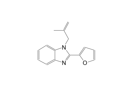 1H-benzimidazole, 2-(2-furanyl)-1-(2-methyl-2-propenyl)-