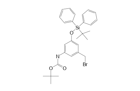 3-TERT.-BUTOXYCARBONYLAMINO-5-(TERT.-BUTYL-DIPHENYLSILANYLOXY)-BENZYL-BROMIDE