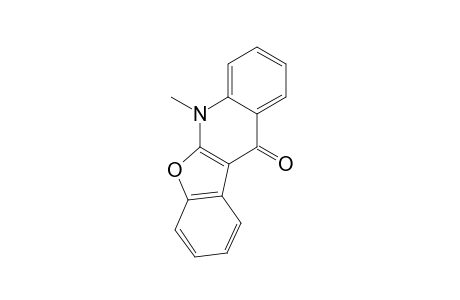 HEPTAPHYLLONE-B;6-METHYL-BENZOFURO-[2,3-B]-QUINOLIN-4(1H)-ONE