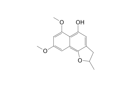 Naphtho[1,2-b]furan-5-ol, 2,3-dihydro-6,8-dimethoxy-2-methyl-, (.+-.)-