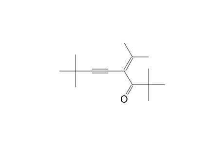 2,2,7,7-tetramethyl-4-(dimethylmethylidene)-5-octyn-3-one