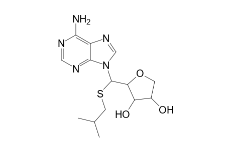 D-Xylitol, 1-C-(6-amino-9H-purin-9-yl)-2,5-anhydro-1-S-(2-methylpropyl)-1-thio-