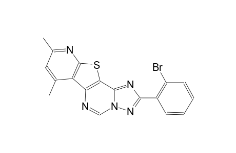 2-(2-bromophenyl)-7,9-dimethylpyrido[3',2':4,5]thieno[2,3-e][1,2,4]triazolo[1,5-c]pyrimidine