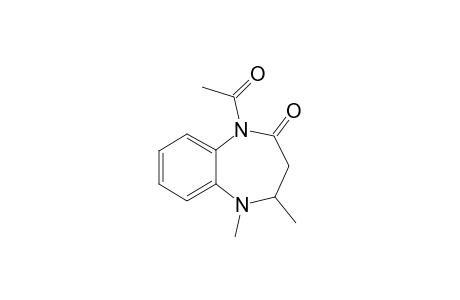 1-Acetyl-4,5-dimethyl-1,3,4,5-tetrahydro-2H-1,5-benaodiazepine