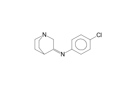 SYN-3-(PARA-CHLOROPHENYLIMINO)QUINUCLIDINE