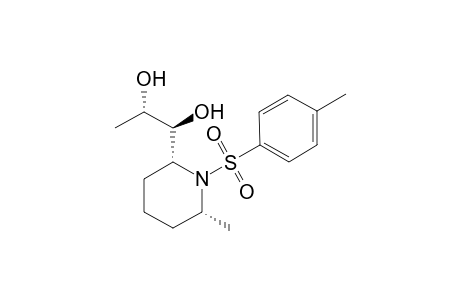 [2R,6R,2(1S,2S)]-2-[1,2-dihydroxypropyl]-6-methyl-N-(p-tolylsulfonyl)piperidine