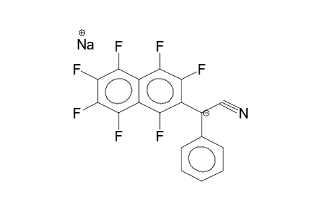 2-PERFLUORONAPHTHALENYL(PHENYL)ACETONITRILE, SODIUM SALT