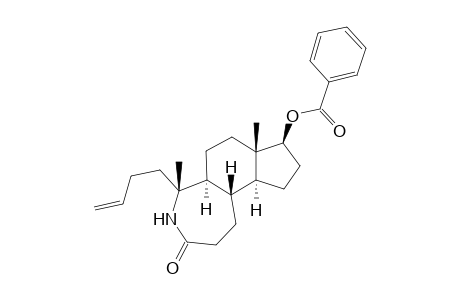 17-.beta.-Hydroxy-5-aza-4,5-seco-B-homoandrost-3-en-5-one Benzoate