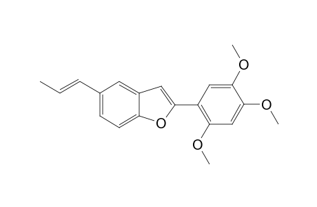 5E-PROPENYL-2-(2,4,5-TRIMETHOXYPHENYL)-BENZOFURAN