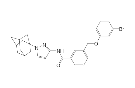 N-[1-(1-adamantyl)-1H-pyrazol-3-yl]-3-[(3-bromophenoxy)methyl]benzamide