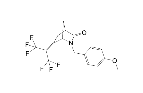 2-(p-Methoxybenzyl)-6-[2',2',2'-trifluoro-1'-(trifluoromethyl)ethylidene]-2-azabicyclo[2.2.1]heptan-3-one