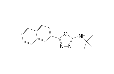 N-tert-Butyl-5-(naphthalen-2-yl)-1,3,4-oxadiazol-2-amine