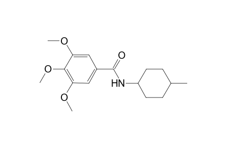 3,4,5-Trimethoxy-N-(4-methylcyclohexyl)benzamide