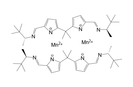 manganese(II) 5,5'-(propane-2,2-diyl)bis(2-((E)-(((R)-3,3-dimethylbutan-2-yl)imino)methyl)pyrrol-1-ide)