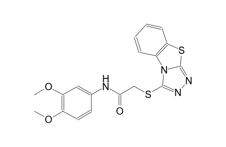 acetamide, N-(3,4-dimethoxyphenyl)-2-([1,2,4]triazolo[3,4-b]benzothiazol-3-ylthio)-