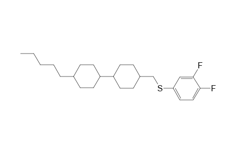 [trans-4-(trans-4-n-pentylcyclohexyl)cyclohexyl]methylene-3,4-difluorobenzene sulfide