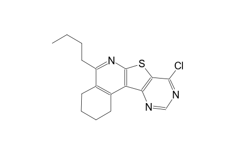 pyrimido[4',5':4,5]thieno[2,3-c]isoquinoline, 5-butyl-8-chloro-1,2,3,4-tetrahydro-