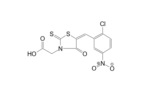[(5E)-5-(2-chloro-5-nitrobenzylidene)-4-oxo-2-thioxo-1,3-thiazolidin-3-yl]acetic acid