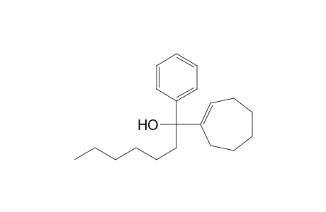 1-(1-Cycloheptenyl)-1-phenylheptan-1-ol