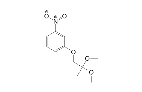 2-Propanone, 1-(3-nitrophenoxy)-, dimethyl acetal