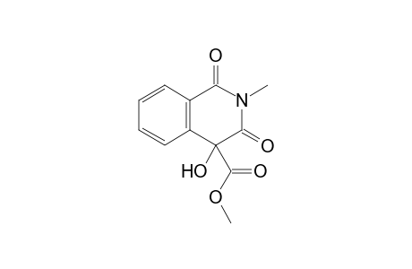 4-Hydroxy-2-methyl-1,3-dioxo-1,2,3,4-tetrahydroisoquinoline-4-carboxylic acid methyl ester