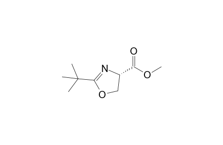Methyl 4,5-dihydro-2-(1',1'-dimethylethyl)oxazole-4(S)-carboxylate
