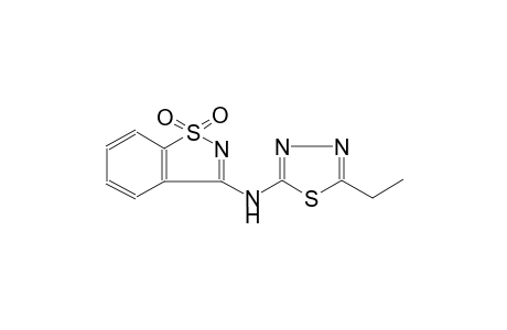 (1,1-Dioxo-1H-1.lambda.(6)-benzo[d]isothiazol-3-yl)-(5-ethyl-[1,3,4]thiadiazol-2-yl)-amine